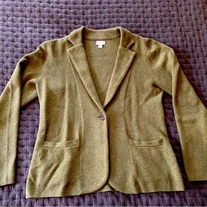 J Crew Sweater Blazer